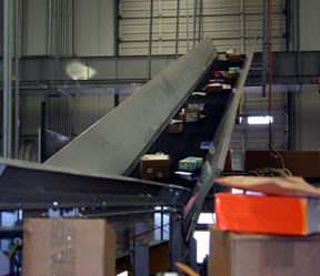 trash conveyor system