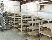 shelf supported mezzanine