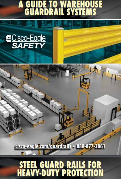 warehouse guard rail guide