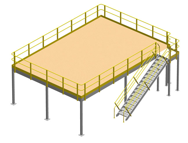 rendering of an elevated work platform