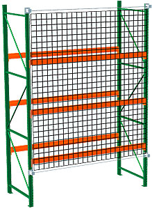 Pallet Rack with Safety Netting