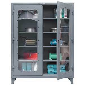 clear front visibility cabinet