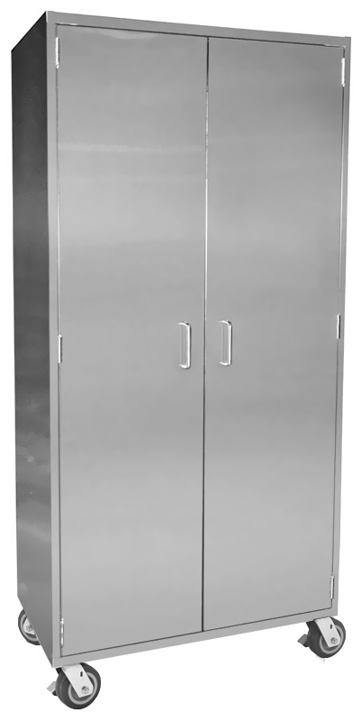 Stainless steel cabinet on wheels discount