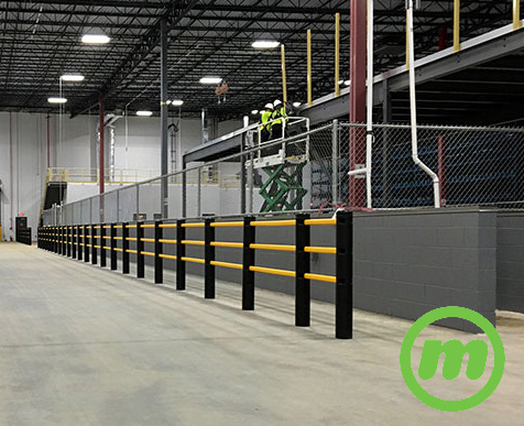 Details about   McCue Corporation Cisco-Eagle Rail for Flexible Impact Guard Rail System 58"L 