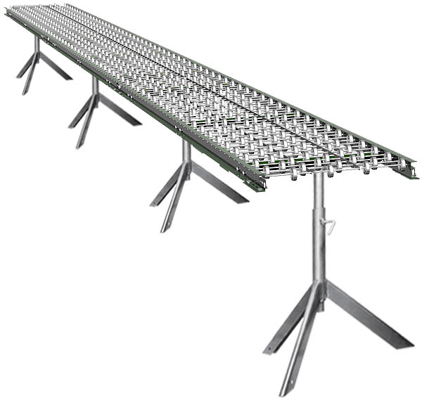 CiscoEagle Catalog Aluminum Skatewheel Conveyor 25' long, 24" wide