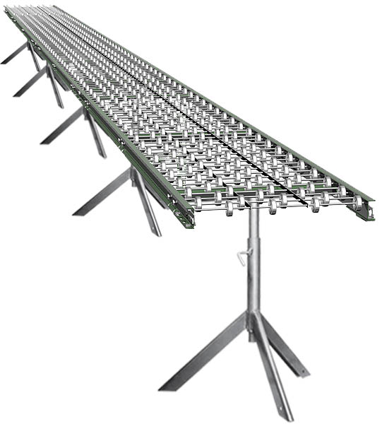 CiscoEagle Catalog Aluminum Skatewheel Conveyor 40' long, 12" wide