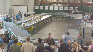 test conveyor loop at RFID center