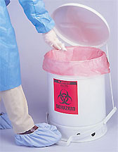 biohazard waste disposal cans