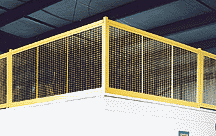 Mezzanine Rails - Wire Mesh - WireCrafters
