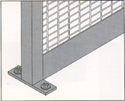 Mezzanine Rail - Floor Mount