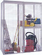 wire storage locker