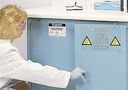 safety cabinet for acids, corrosives