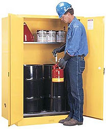 drum storage safety cabinet