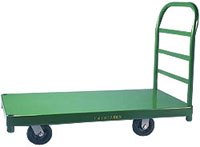 Standard steel deck platform truck