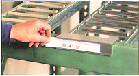 low profile span track carton flow