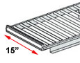 15 inch wide deck span track