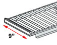 9 inch wide deck span track