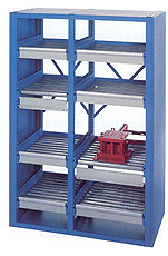 Storage Wall System Roller Shelf