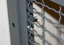 enclosed hardware makes it difficult to break into secured area