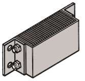 steel faced loading dock bumper