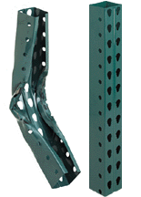 SK2000 Frames are more resistant to lift truck and other heavy impacts than open back roll form racks