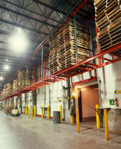 Pallet Racks Configured to store empty pallets over your dock doors...a tremendous space saver in your warehouse - SK