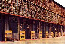 Single Leg Empty Pallet Storage - Steel King