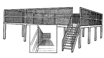 Mezzanine Safety Netting Guards- Sinco