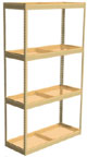 rivet shelving with center support