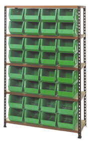Rivet Bin Shelving - Boltless Bin shelving - Quantum