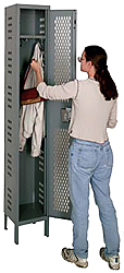 Hallowell Ventilated Athletic Locker