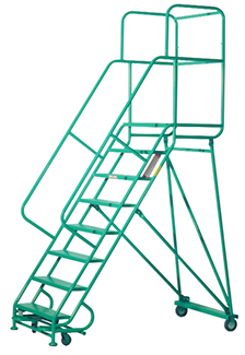 Heavy-Duty Mobile Ladder Stands