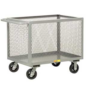 Steel Side Box Truck&#44; 4-Sided Mesh