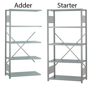 Rousseau Open Steel Shelving