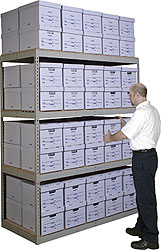 Record Storage Shelving Archive, File Box Shelving