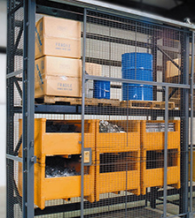 Pallet Rack Wire Security Cages Enclosures