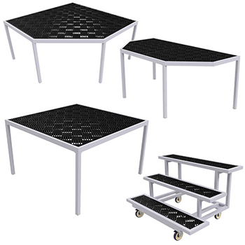 Aluminum Grow Tables with Decking