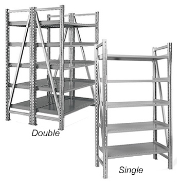 Steel Pick Shelving - 78&quot; High