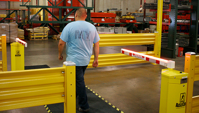 AisleCop Dual Pedestrian Gate System