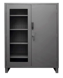 Damaged 90cm Tall Metal Cabinet with Electronic Digital Lock Heavy Duty Safe 