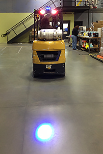 Forklift Approach Warning Light - LED Blue