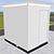Pre-assembled Equipment Storage Building - White&#44; 6&#39;W x 8&#39;3&quot;L x 8&#39;H Int. Dimensions