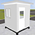 Pre-assembled Guard Booth - White&#44; 6&#39; x 6&#39; x 8&#39; Interior Dimensions