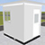 Pre-assembled Guard Booth - White&#44; 6&#39; x 8&#39;3&quot; x 8&#39; Interior Dimensions