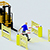 AisleCop Dual Pedestrian Gate System