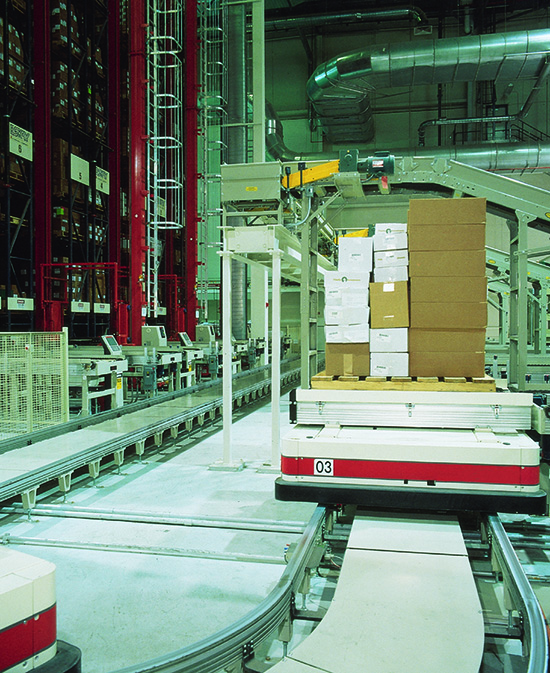 AGV at Fidelity distribution center
