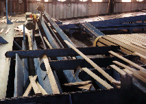 conveyors and industrial machinery at Selma Wood manufacturing plant