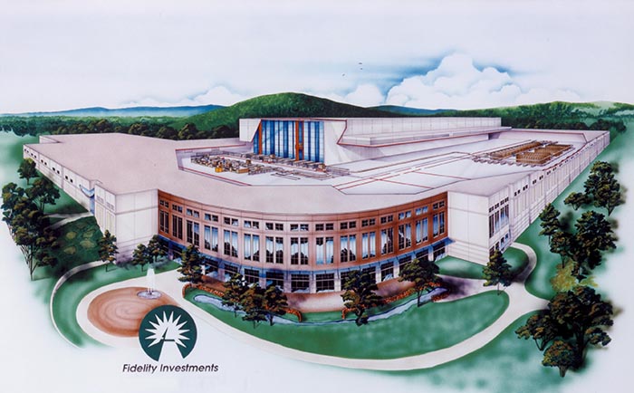 Rendering of Fidelity direct mail distribution center