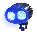 Luz azul y montaje con pernos