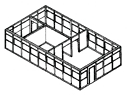 4-sided in-plant office